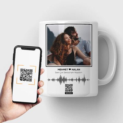 Personalized Mug with QR Code – Custom Design