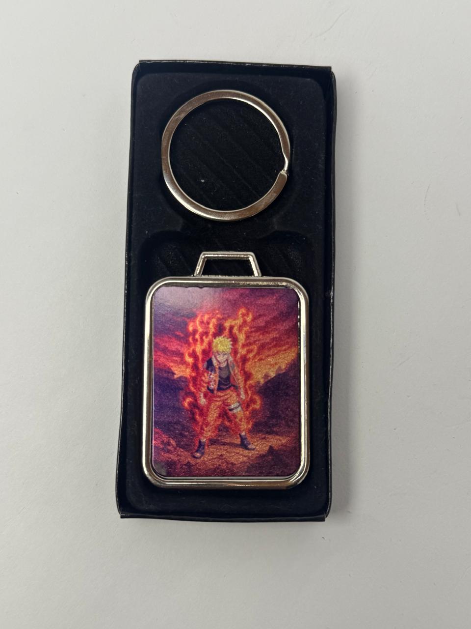 Naruro Double-Side Metal Keychain