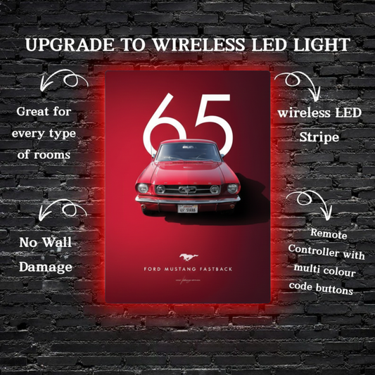 Mustang 65 Metal Poster