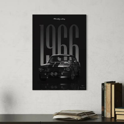 1966 Mustang Metal Poster