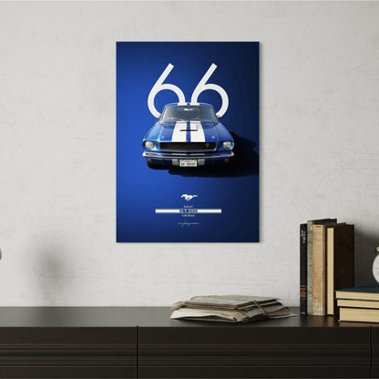 66 Shelby Metal Poster