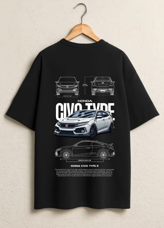 Honda Civic Oversized Tee