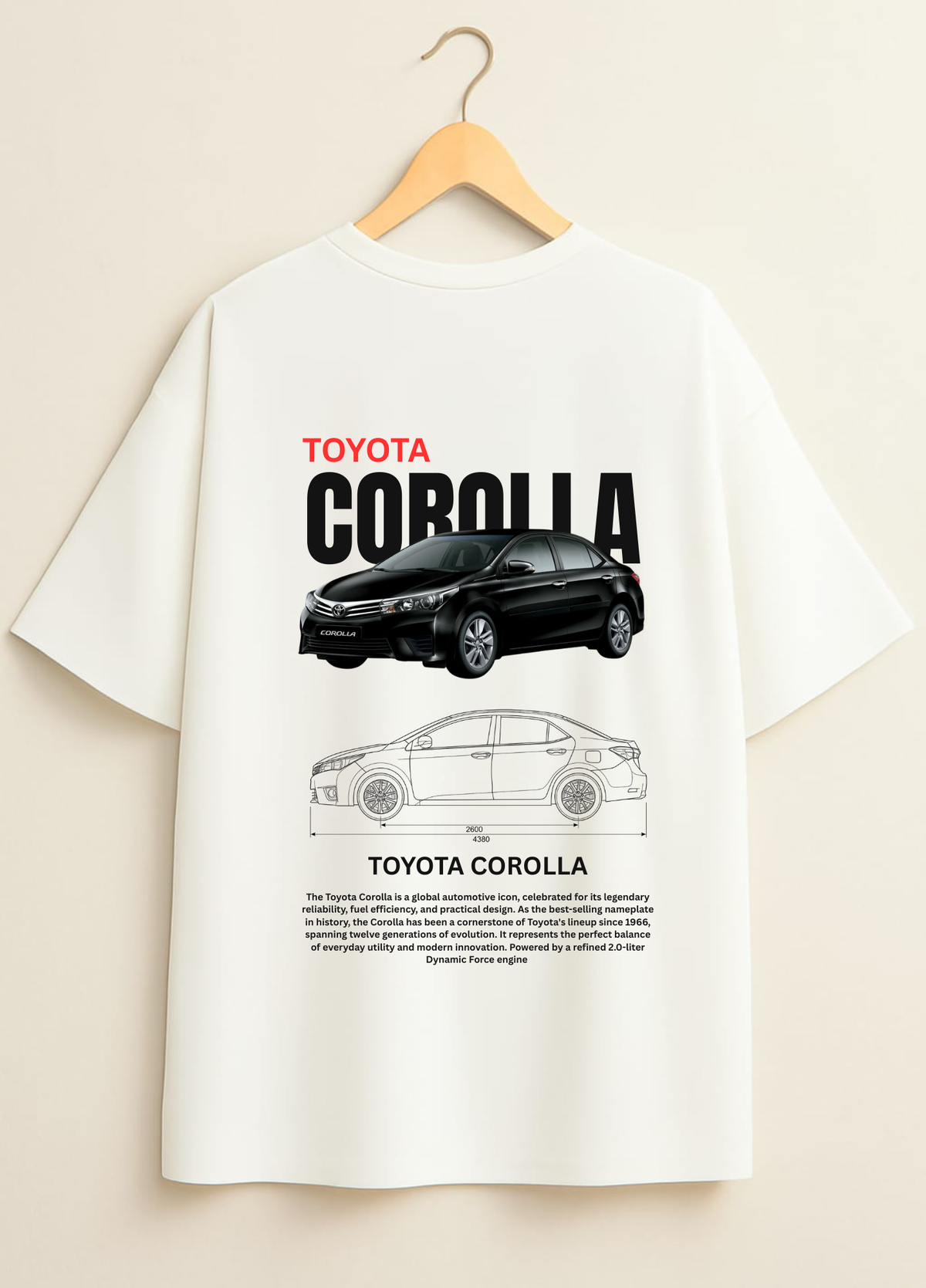 Toyota Corolla Oversized Tee