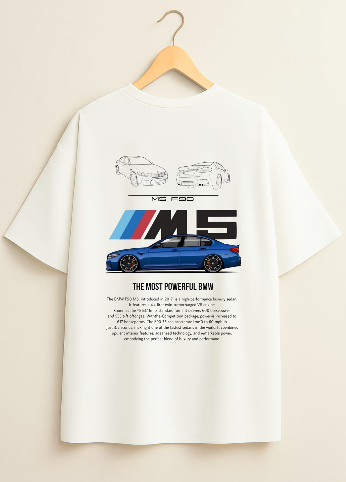 BMW M5 Oversized Tee