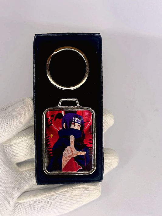 Itachi Uchiha Double-Side Metal Keychain