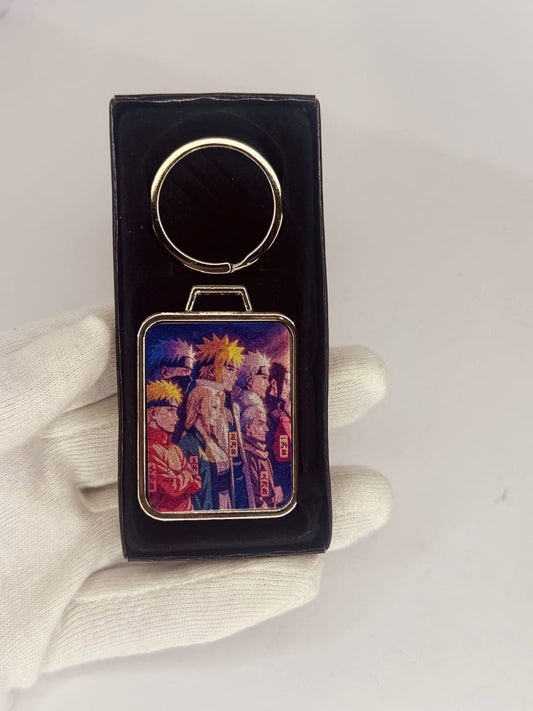 Naruro Double-Side Metal Keychain