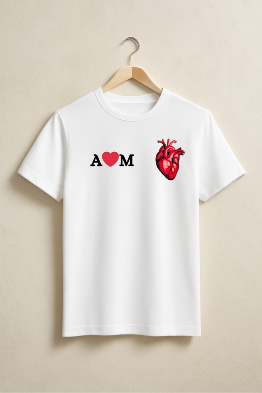 Custom Couple Initials T-Shirt